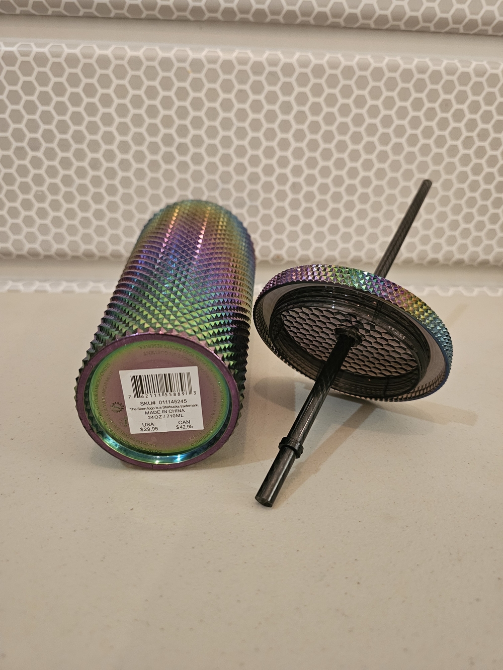Starbucks Iridescent Studded Tumbler with Straw - Picture 3 of 3